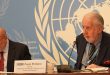 Chairman of the International Commission of Inquiry on Syria during a press conference. Photo Source: United Nations.