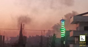 مدينة قامشلي السورية أثناء قصفها من قبل تركيا